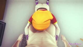 Draak Bal Anime - Punt Van die Oog Pan boobjob, suig en binnegedring